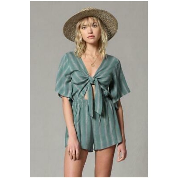By Together Pants - Last one! Desert-Chic Boho Stripe Romper